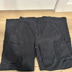 black cargo pants jeans size small